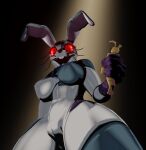 2026 3_toes 3d_(artwork) anthro atumalaca big_breasts blue_bow_tie bow_tie breasts buckteeth camel_toe carrying_another digital_media_(artwork) duo eyebrows eyelashes feet female five_nights_at_freddy's five_nights_at_freddy's:_help_wanted glistening glistening_body glitchtrap gloves_(marking) glowing glowing_eyes gradient_background lagomorph larger_anthro larger_female leporid long_ears looking_at_another low-angle_view macro male mammal markings open_mouth rabbit red_sclera scottgames simple_background size_difference smaller_anthro smaller_male stitch_(sewing) teeth thick_thighs thigh_highs_(marking) toes vanny_(fnaf) ventral_groove whiskers white_body white_eyebrows wide_hips yellow_body