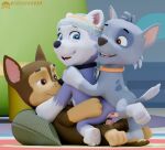 3d_(artwork) absurd_res anal anal_penetration bodily_fluids chase_(paw_patrol) cum cum_in_ass cum_in_vagina cum_inside digital_media_(artwork) double_penetration ejaculation everest_(paw_patrol) female feral feral_on_feral feral_penetrated feral_penetrating feral_penetrating_feral genital_fluids group hi_res male male/female multiple_positions one_sided_climax orgasm paw_patrol penetration penile penile_penetration penis_in_ass penis_in_vagina rocky_(paw_patrol) sex simultaneous_orgasms trio unknowndata vaginal vaginal_penetration
