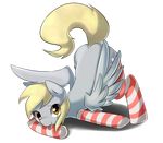  amber_eyes blonde_hair cutie_mark derpy_hooves_(mlp) equine female feral friendship_is_magic fur grey_fur hair horse long_hair looking_at_viewer mammal marenlicious my_little_pony pegasus plain_background pony smile socks solo tongue tongue_out transparent_background wings yellow_eyes 