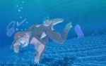  bubble clothing fish foxx male marine shark solo species_transformation traditional_media_(artwork) transformation underwater water 