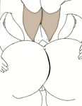  big_breasts big_butt breasts bubble_butt butt butt_crack butt_grab butt_shot esmeralda_the_rabbit female ff41 fur huge_breasts huge_butt lagomorph lagomorpth long_ears mammal nipples pussy rabbit short_tail white_body white_fur wide_hips 