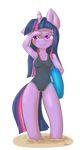  alpha_channel anthro anthrofied breasts clothing cutie_mark equine female friendship_is_magic fur hair horn horse inner_tube long_hair mammal multi-colored_hair my_little_pony plain_background pony purple_eyes purple_fur purple_hair sand smile solo standing swimsuit tight_clothing transparent_background twilight_sparkle_(mlp) unicorn 