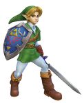  1boy alternate_costume blonde_hair blue_eyes link male male_focus nintendo ocarina_of_time pointy_ears project_m super_smash_bros. the_legend_of_zelda the_legend_of_zelda:_ocarina_of_time transparent_background 