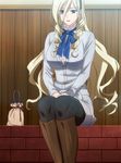  blonde_hair blue_eyes boots celia_kumani_entory drill_hair highres long_hair pantyhose screencap solo stitched third-party_edit walkure_romanze 