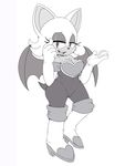  anthro bat big_breasts breasts camel_toe cleavage clothed clothing female hair looking_at_viewer mammal matospectoru rouge_the_bat sega smile solo sonic_(series) wings 