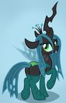  arthropod changeling equine female feral friendship_is_magic green_eyes horn horse insect mammal my_little_pony pony queen_chrysalis_(mlp) socks solo winged_unicorn wings 