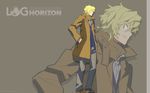  blonde_hair coat green_eyes hara_kazuhiro highres log_horizon lunderhaus_cord male_focus solo wallpaper 