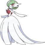  1girl gardevoir lowres mega_gardevoir mega_pokemon no_humans official_art pokemon pokemon_(game) pokemon_xy red_eyes simple_background solo standing sugimori_ken white_background 