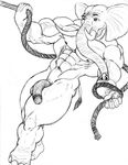  anthro balls biceps big big_muscles big_penis elephant erection male mammal muscles nipples nude pecs penis plain_background pose presenting pulling rope sketch solo sudonym thick_penis tusks vein 