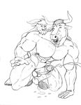  all_fours anal anal_penetration anthro balls biceps big_muscles big_penis bovine cattle claws cum cum_on_penis cum_string cum_while_fucked cum_while_penetrated cumshot doggystyle duo from_behind fur gay gripping hair hands-free holding horn interspecies kneeling lagomorph leaking male mammal muscles nipples nude open_mouth orgasm pecs penetration penis plain_background presenting rabbit sex size_difference sketch small_dom_big_sub sudonym teeth tongue vein 