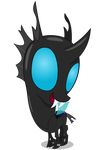  alpha_channel ambiguous_gender changeling cute felix-kot feral friendship_is_magic looking_at_viewer my_little_pony plain_background smile solo transparent_background wings 