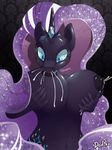  anthrofied big_breasts black_fur blue_eyes breasts don_ko dream equine female friendship_is_magic fur grope hair horn lactating mammal milk my_little_pony nightmare_rarity_(mlp) purple_hair rarity_(mlp) self_suckle solo unicorn 