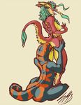  anthro arnfrid breasts butt cunnilingus dragon duo female fluffy furred_dragon licking nude oral oral_sex plain_background salamander scalie sex side_boob sitting sketch smd standing tongue tongue_out vaginal 