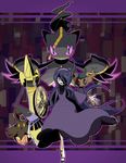  aegislash ahoge bad_id bad_pixiv_id banette black_hair dress gen_3_pokemon gen_6_pokemon hair_over_one_eye hex_maniac_(pokemon) liczka mega_pokemon phantump pokemon pokemon_(creature) pokemon_(game) pokemon_xy pumpkaboo purple_eyes 