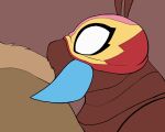 2d_animation 5:4 ambiguous_species animated animated_gif ant antennae_(anatomy) anthro arthropod blinking blue_tongue bodily_fluids bottomless brown_body brown_fur carameltsi clitoral_sucking clitoris clothed clothing colored cunnilingus duo empty_eyes exoskeleton eyelashes female female/female frame_by_frame fur genitals half-closed_eyes hi_res hymenopteran insect la_reina_(rivals_of_aether) lucha_libre_mask mandibles mask muscular muscular_female narrowed_eyes nude oral rivals_of_aether saliva saliva_on_tongue saliva_on_vulva saliva_string sex short_playtime simple_background sports_mask sportswear tongue tongue_out unusual_anatomy unusual_tongue vaginal wearing_mask white_eyes wrestling_mask