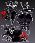 2026 anal anal_penetration antlers anus armor balls_outline bent_over big_butt big_penis bodily_fluids bottom_heavy bulge butt cellulite dark_body darkner deltarune detailed_bulge duo femboy genital_fluids genital_outline genitals hand_behind_head headgear heart_symbol helmet hi_res horn huge_butt huge_penis humanoid hung_bottom hung_femboy lying male male/male navel penetration penile penile_penetration penis penis_in_ass precum rear_view red_body roaring_knight shadow_creature shaking_butt small_but_hung soul_(undertale) submarinechamomile thick_thighs undertale_(series)