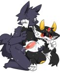 anal anal_penetration animal_genitalia anthro anthro_on_anthro anthro_penetrated anthro_penetrating anthro_penetrating_anthro black_body black_fur black_sclera blush blush_stickers bodily_fluids canid canine canis cheek_tuft chest_tuft countershading cum cum_on_penis dragon duo duo_focus duo_in_panel facial_tuft feet femboy forehead_gem from_behind_position fur fur_tuft furred_dragon furred_scalie gem genital_fluids genital_slit genitals gloves_(marking) grey_body grey_fur group head_tuft hi_res holding_leg_up horn inner_ear_fluff kemono larger_male leaking_precum leg_glider_position looking_at_another looking_at_genitalia looking_at_partner looking_at_penis male male/male male_penetrated male_penetrating male_penetrating_male mammal markings multicolored_body multicolored_fur mythological_creature mythological_scalie mythology nifram_logan open_mouth penetration penile penile_penetration penis penis_in_ass pink_penis pizademokttero precum raised_leg red_eyes scalie semi-anthro sex size_difference smaller_male tapering_penis toeless_(marking) tongue tongue_out tuft two_tone_body two_tone_fur white_body white_countershading white_fur wolf yellow_horn