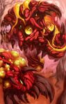  absurdres calamity_(terraria_mod) commentary_request full_body highres korean_commentary no_humans outdoors ribiadan tagme terraria the_perforators_(calamity_mod) tree yellow_eyes 