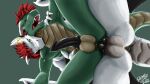 16:9 anal anal_penetration anthro anus ball_ring ball_size_difference balls big_balls bite black_anus brown_body brown_scales dominant dominant_male dragon european_mythology fangs from_behind_position fyardie genitals gold_(metal) gold_jewelry green_body green_eyes green_scales grey_body grey_scales hair horn jewelry knot knotted_penis looking_pleasured low-angle_view male male/male mythological_creature mythological_scalie mythology neck_bite penetration penis red_hair scales scalie sex shoulder_grab skimbo skimbo_(skimbo) submissive submissive_male teeth western_dragon white_body white_scales widescreen wings