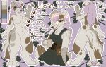 2026 absurd_res anthro artist_name bag biped blue_eyes borzoi breasts brown_body brown_fur canid canine canis character_name clothed clothing collie color_swatch colored container corset cup digital_drawing_(artwork) digital_media_(artwork) digitigrade domestic_dog dress english_text eyewear featureless_breasts featureless_crotch female fingers flat_colors floppy_ears flower flower_crown fur fur_markings glasses hair herding_dog hi_res hunting_dog lingerie looking_at_viewer mammal markings mixed_breed model_sheet mug pastoral_dog pawpads pink_hair plant satchel sheepdog sighthound signature silverlynx simple_background smile solo species_name standing tail tan_body tan_fur teeth text tongue topwear trans_(lore) trans_woman_(lore) valerie_(valll~) wearing_glasses