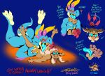 2026 3_toes alien anthro black_toe_claws blue_body blue_scales blue_sclera blue_tongue blush brown_body brown_fur caracal caracal_(genus) claws countershade_feet countershading cunnilingus dialogue duo english_text feet felid feline female female/female finger_claws foot_lick fur heart_symbol hi_res humanoid_feet kara_(monkey_wrench) licking lizard long_tongue looking_pleasured mammal monkey_wrench_(series) oral pawpads plantigrade plantigrade_pawpads reptile scales scalie sex soles teeth text thebigmansini toe_claws toes tongue tongue_out tyneen_(monkey_wrench) vaginal yellow_finger_claws yellow_sclera yellow_teeth yellow_toe_claws
