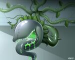 5:4 absurd_res ambiguous_gender bodily_fluids colored_saliva fake_plant green_mouth green_saliva hi_res leaf machine mecha mouth_shot open_mouth p1-r4nh4 plant plant_monster plant_tentacles redbluedude robot robot_feral saliva solo teeth thorns unusual_bodily_fluids unusual_saliva