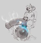 antelope anthro ball_ring balls big_balls big_penis bodily_fluids bovid curseofdreg foreskin gaming gazelle genital_fluids genitals glans hi_res horn huge_balls huge_penis humanoid_genitalia humanoid_penis hyper hyper_balls hyper_genitalia hyper_penis leaking_precum male mammal musk penis precum sitting solo steam