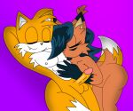 abs anthro archie_comics areola balls belly bent_over bent_over_with_legs_held_straight biceps big_butt black_hair breast_play breast_suck breasts brown_body brown_fur butt canid canine caressing caressing_belly digital_creature digital_media_(artwork) duo erection eyes_closed fangs felid feline female fox fur genitals glans hair humanoid_genitalia humanoid_penis lynx male male/female mammal markings miles_prower muscular muscular_anthro muscular_male nicole_the_lynx nipple_fetish nipple_play nipple_suck nipples nude pecs penis relaxing sega simple_background smile sonic_the_hedgehog_(archie) sonic_the_hedgehog_(comics) sonic_the_hedgehog_(series) sucking tail teeth thick_thighs weebmochi69 wide_hips