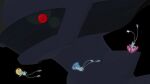  absurdres arceus azelf black_background closed_eyes colored_sclera dda_sso floating forehead_jewel glowing green_sclera highres mesprit multiple_tails no_humans pokemon pokemon_(creature) pokemon_focus red_eyes simple_background tail two_tails uxie yellow_eyes 