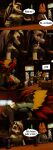 3d_(artwork) absurd_res anthro aquatic bar blush canid canid_demon canine canis comic demon depth_of_field diane_foxington digital_media_(artwork) dreamworks drinking english_text female fish fox growth hellaverse hellhound helluva_boss hi_res loona_(helluva_boss) macro mammal mirova_(cilenomon) mrfreeman98 muta-lynx mythological_canine mythological_creature mythology red_sclera shark tavern text the_bad_guys wolf