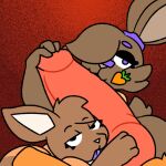 1:1 2023 accessory animal_genitalia animal_penis anthro bedroom_eyes big_butt big_penis biped bubble_butt butt canine_genitalia canine_penis carrot cheek_tuft collaborative_oral eevee eeveelution erection eyeshadow facial_tuft female ffm_threesome first_person_view flareon food generation_1_pokemon generation_4_pokemon genitals glans_grab glans_play group hair hair_accessory hair_over_eye hairband head_tuft huge_penis knot knotted_penis kutnerak larger_anthro larger_female licking looking_at_viewer lopunny makeup male male/female narrowed_eyes nintendo oral penile penis penis_lick plant pokemon pokemon_(species) ponytail_ears purple_eyes purple_tongue seductive sex size_difference smaller_anthro smaller_female sticker_on_face tongue trio tuft vegetable