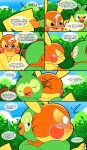absurd_res anthro blush calvin_(tepigfan101) casey_(tepigfan101) clothing comic coming_out confession cosplay_pikachu_(costume) dialogue duo embarrassed english_text eyes_closed generation_1_pokemon generation_8_pokemon grookey hi_res hug hugging_another inviting kerchief male mask motion_lines nintendo pikachu pikachu_libre pokemon pokemon_(species) pokemon_mystery_dungeon smile spike_chunsoft sports_mask sportswear standing tail tail_grab tepigfan101 text turning_head wide_eyed wrestling_mask