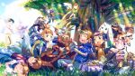  4girls 6+boys absurdres ai_(digimon_tamers) akiyama_ryo animal_ears antennae bandana bandana_around_neck belt black_eyes black_hair black_sclera blue_eyes blue_hair blue_hoodie blush_stickers body_fur bread brother_and_sister brown_eyes brown_fur brown_hair claws closed_eyes closed_mouth cloud cloudy_sky colored_sclera commentary_request culumon dappled_sunlight demon_tail denim digimon digimon_(creature) digimon_on_head digimon_tamers digital_hazard dinosaur dragon dress eating english_text everyone facial_mark floppy_ears food food_on_face fox_ears fox_girl fox_tail furry furry_female glasses gloves goggles goggles_on_head grass green_dress green_eyes green_fur group_picture guardromon guilmon hanging hayashida_chiyo heart heart_print highres holding holding_food holding_toy_gun holy_ring hood hoodie horns impmon in_tree jeans katou_juri kitagawa_kenta laughing lee_jianliang lee_shaochung light_rays lop_rabbit_ears lopmon makino_ruki makoto_(digimon_tamers) marinangemon matsuda_takato messy_eater monodramon multiple_boys multiple_girls multiple_horns neck_fur neck_tuft non-humanoid_robot on_ground open_mouth orange_vest outdoors pants picnic picnic_basket pink_fur pink_wings ponytail purple_sleeves rabbit_ears red_bandana red_gloves renamon robot sharp_teeth shiota_hirokazu shirt short_hair short_twintails siblings single_horn sitting sitting_in_tree sitting_on_branch sky sleeping smile socks solid_eyes spiked_hair sunbeam sunlight tail teeth terriermon toy_gun tree twintails two-tone_fur vest visor_cap white_fur wings wristband yellow_eyes yellow_fur yellow_socks 