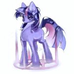 1:1 energy equid equine female feral friendship_is_magic frillinie hair_strands hasbro horn mammal my_little_pony mythological_creature mythological_equine mythology neutral_expression occult_symbol pentagram simple_background solo symbol twilight_sparkle_(mlp) unicorn
