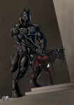 2025 anal anal_penetration anthro anthro_on_anthro anthro_penetrated anthro_penetrating anthro_penetrating_anthro black_body black_latex black_penis dated drone duo equid equine erection from_behind_position genitals hi_res horse hufnaar latex latex_creature latex_transformation male male/male male_anthro male_penetrated male_penetrating male_penetrating_male mammal muscular muscular_anthro muscular_male nude pecs penetration penile penile_penetration penis penis_in_ass penis_tip pink_penis red_spots sex spots standing standing_sex transformation