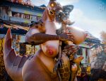 2026 2_horns 3d_(artwork) anthro areola balls belly big_areola big_breasts big_tail blue_eyes blue_sky breasts brown_body brown_claws brown_scales building claws cloud curled_horn day deathclaw digital_media_(artwork) duo erection fallout female femboyclaw_(da.nilkaz) freckled_belly freckled_breasts freckled_legs freckled_neck freckled_thighs freckles genitals glistening glistening_body glistening_scales glowing glowing_eyes hand_on_another's_belly hand_on_another's_chest hand_on_belly hand_on_chest hi_res horn hug huge_breasts hugging_another hugging_from_behind humanoid_genitalia humanoid_penis impaer_jaster innie_vulva intraspecies larger_anthro larger_female light looking_at_another looking_at_partner male male/female microsoft mommyclaw_(vulgarvictor) nipple_dip nipples non-mammal_balls non-mammal_breasts non-mammal_nipples non-mammal_vulva one_eye_closed open_mouth open_smile outside penis red_areola red_nipples scales scalie sharp_teeth size_difference sky slightly_chubby slightly_chubby_anthro slightly_chubby_female smaller_anthro smaller_male smile smiling_at_another smiling_at_partner standing sunlight surprised tail teeth thick_tail thick_thighs vein veiny_penis vulva watermark wide_hips yellow_eyes