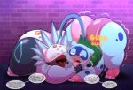 absurd_res alcohol_consumption axel_the_bulbasaur big_butt blush bodily_fluids bubble bulb_penetration bulbasaur butt claws clothing dialogue diamond_(marking) drunk drunk_bubble drunken_baron_(grimitous) duo english_text fangs feral fizz_(grimitous) flushed_face fur generation_1_pokemon grass_ass_(tepigfan101) hi_res huge_butt huge_thighs ice icicle male male/male markings mask mask_lift nintendo panties pink_clothing pokemon pokemon_(species) saliva saliva_string substance_intoxication teeth tepigfan101 text thick_thighs tight_clothing tongue tongue_out underwear white_clothing