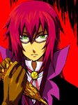  artist_request glasses green_eyes male_focus red_hair richter_abend solo tales_of_(series) tales_of_symphonia tales_of_symphonia_knight_of_ratatosk 