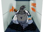 2025 4_ears alpha_channel anthro belly big_belly deep_navel fur grey_belly grey_body grey_fur huge_belly huge_thighs hyper hyper_thighs machine male morbidly_obese morbidly_obese_anthro morbidly_obese_male multi_ear navel obese obese_anthro obese_male overweight overweight_anthro overweight_male protogen solo thick_thighs wanderer_orange weight_gain weight_gain_sequence