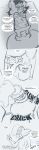 absurd_res animal_genitalia animal_penis anthro balls big_balls big_penis bodily_fluids breasts bulge centaur clothing clown clown_makeup clown_nose cock_vore comic cum cum_transformation cum_vore dialogue digestion digital_media_(artwork) duo ejaculation electronics english_text equid equid_taur equine_genitalia equine_penis erection european_mythology explicitly_stated_consent fakeout felid feline female genital_fluids genitals globaldonut34 greek_mythology hair headgear headwear hi_res humanoid_taur inside_penis internal male male/female mammal mammal_taur monochrome muscular muscular_male mythology nipples nude penile penis profanity retracted_balls sequence sex simple_background size_difference sketch smaller_female speech_bubble sue_(globaldonut34) swallowing tail taur text transformation vein veiny_penis vore willing_prey