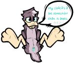 alpha_channel ambiguous_anthro ambiguous_gender anatid animal_genitalia anseriform anthro avian beak bird black_outline blue_cloaca blue_eyes blue_tongue bodily_fluids brown_body brown_feathers butt cloaca cloaca_juice duck english_text eyebrows feather_tuft feathers genital_fluids genitals head_tuft kamoto_vivi legs_up narrowed_eyes nude_ambiguous nude_anthro open_beak open_mouth outline presenting presenting_cloaca raised_eyebrow simple_background solo speech_bubble spread_legs spreading tail tail_feathers text tongue transparent_background tuft viveka_(kamoto_vivi) yellow_beak yellow_body