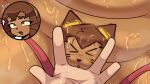 2026 5_fingers ambiguous_gender anthro black_nose blush bodily_fluids brown_hair cute_fangs domestic_cat duo faceless_ambiguous faceless_character faceless_human fangs felid feline felis female female/ambiguous female_anthro fingering fingers first_person_view gameoverse genital_fluids genitals glistening glitch_productions hair hi_res human human_on_anthro human_pov humanoid_hands interspecies kit_bodega mammal open_mouth pov_hands prophetpack pussy-cat_(meme) red_eyes sweat sweatdrop teeth tongue vaginal vaginal_fingering vaginal_fluids vaginal_fluids_on_hand vulva whiskers