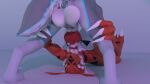16:9 3d_(artwork) 4k absurd_res animal_genitalia animal_penis anthro balls bandai_namco big_balls big_penis bodily_fluids canid canine canine_genitalia canine_penis canis cum cum_in_mouth cum_inside digimon digimon_(species) digital_media_(artwork) duo female genital_fluids genitals guilmon hi_res knot knotted_penis kriz_(kriztw) kriztw male male/female mammal oral penis widescreen wolf
