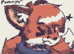 ;3 animated animated_gif canid canine fangs_bared fox fur hair icon inner_ear_fluff low_res male mammal one_eye_closed orange_body orange_fur orange_hair orange_inner_ear orange_tail short_playtime simple_background tail tuft watermark white_background white_inner_ear_fluff wink