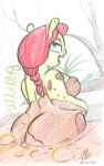 absurd_res belly big_belly big_breasts big_butt blue_eyes branch breasts bubble butt butt_focus colored_pencil_(artwork) dreamworks fantasy_creature fart fart_bubbles fart_fetish farting_at_viewer farting_underwater female flower green_body green_lips green_skin hair hi_res humanoid lips looking_at_viewer looking_back mammal messy monster mud mud_bath ogre open_mouth outside overweight overweight_female partially_submerged plant princess_fiona rear_view red_hair sebaku shrek_(series) smile solo swamp thick_thighs traditional_media_(artwork) tree wam wide_hips