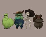 2026 6_arms 6_eyes accessory anthro armless belly big_breasts big_butt black_body black_fur black_hair black_sclera bottomless bottomwear bow_ribbon breasts butt choker cleavage clothed clothing creeper_(minecraft) crotch_tuft double_bun eyelashes female flower footwear fur green_body green_fur green_hair green_skin grey_background group hair hair_accessory hair_bow hair_bun hair_ribbon hand_on_hip hat headgear headwear hi_res holding_object holding_umbrella hooves huge_breasts huge_butt humanoid jewelry microsoft minecraft mojang multi_arm multi_eye multi_limb navel necklace open_mouth pants plant red_eyes ribbons shoes shortstack shortstack_female simple_background skeleton_(minecraft) spider_(minecraft) srnava015 sun_hat sunflower thick_thighs topwear torn_bottomwear torn_clothing torn_pants tube_top tuft umbrella wide_hips xbox_game_studios zombie_(minecraft)