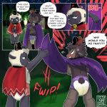 1:1 2024 anthro bell bell_collar biped blush bodily_fluids bovid caprine clean_diaper clothed clothing collar comic cult_of_the_lamb dialogue diaper digital_media_(artwork) duo embarrassed english_text fur genital_fluids goat goat_(cult_of_the_lamb) hi_res humiliation kaaski lamb_(cult_of_the_lamb) male mammal massive_monster_(studio) red_crown_(cult_of_the_lamb) sheep speech_bubble text unclean_diaper urine used_diaper wearing_diaper wet_diaper wetness_indicator wool_(fur)