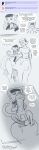 absurd_res animal_genitalia animal_penis anthro balls big_balls big_penis breasts centaur clothing clown clown_makeup clown_nose cock_vore comic dialogue digital_media_(artwork) duo electronics english_text equid equid_taur equine_genitalia equine_penis erection european_mythology explicitly_stated_consent felid feline female genitals globaldonut34 greek_mythology hair headgear headwear hi_res humanoid_taur male male/female mammal mammal_taur monochrome muscular muscular_male mythology nipples nude penile penis phone profanity question response sequence sex simple_background size_difference sketch smaller_female speech_bubble sue_(globaldonut34) tail taur text vein veiny_penis vore willing_prey