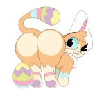 alpha_channel ambiguous_anthro ambiguous_gender animated animated_gif anthro big_butt butt domestic_cat easter fake_ears fake_rabbit_ears felid feline felis female feral holidays hopella_(sweet2delow) looking_at_viewer looking_back looking_back_at_viewer mammal one_eye_closed presenting presenting_hindquarters presenting_to_viewer seductive short_playtime simple_background standing sweet2delow transparent_background twerking wink winking_at_viewer