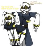 anthro duo duo_focus duo_in_panel excited female glitch_productions group humanoid j_(murder_drones) looking_at_viewer looking_back machine male murder_drones n_(murder_drones) pace-maker pinup pose robot robot_anthro robot_humanoid text